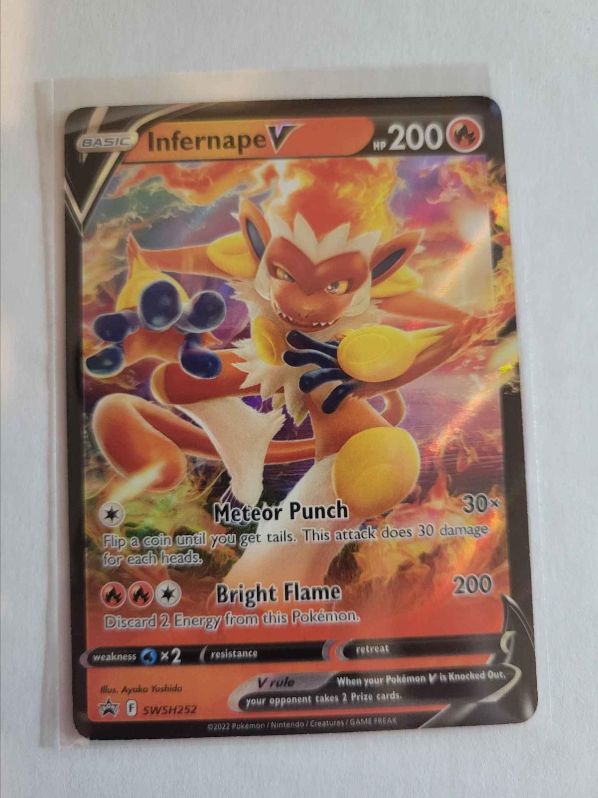 Infernape V SWSH252 Prices Pokemon Promo Pokemon Cards