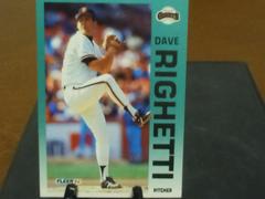 Dave Righetti #647 Baseball Cards 1992 Fleer Prices