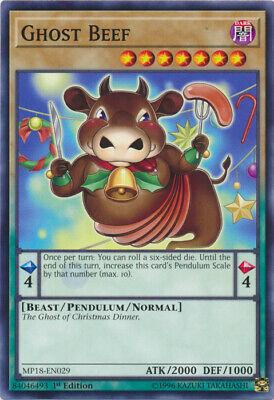 Ghost Beef MP18-EN029 YuGiOh 2018 Mega-Tin Mega Pack