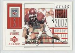 Roy Williams #121 Football Cards 2002 Upper Deck Piece of History Prices