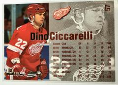 Backside | Dino Ciccarelli Hockey Cards 1994 Fleer