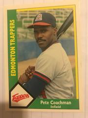 Pete Coachman Baseball Cards 1990 CMC Edmonton Trappers Prices