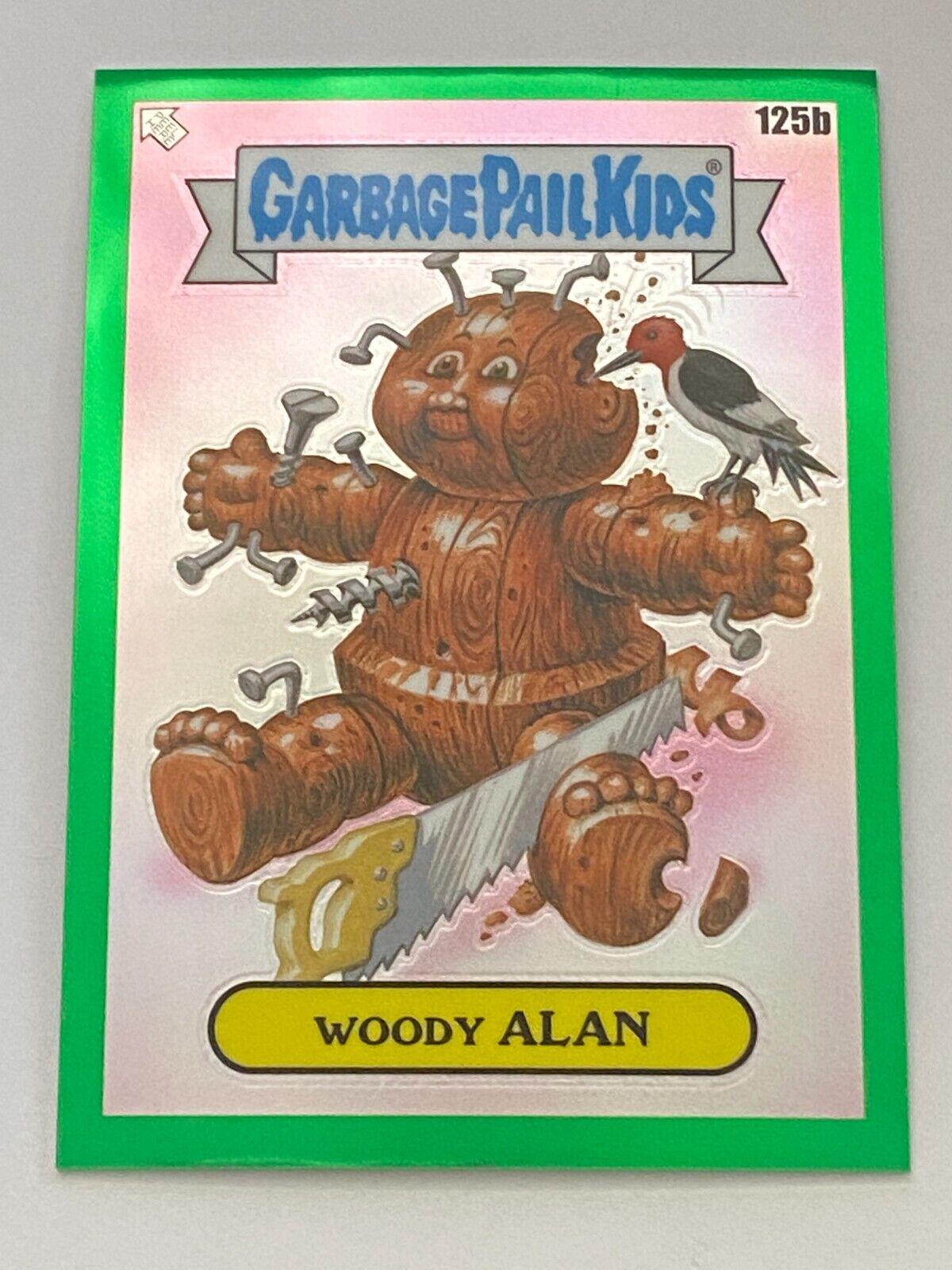 WOODY ALAN [Green] #125b 2021 Garbage Pail Kids Chrome