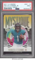Travis Etienne Jr. [Gold] #MY-14 Football Cards 2021 Panini Illusions Mystique Prices