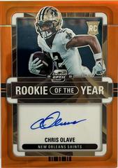 Chris Olave [Rookie of the Year Autograph Orange] #ROY-CO Football Cards 2022 Panini Contenders Optic Rookie of the Year Prices