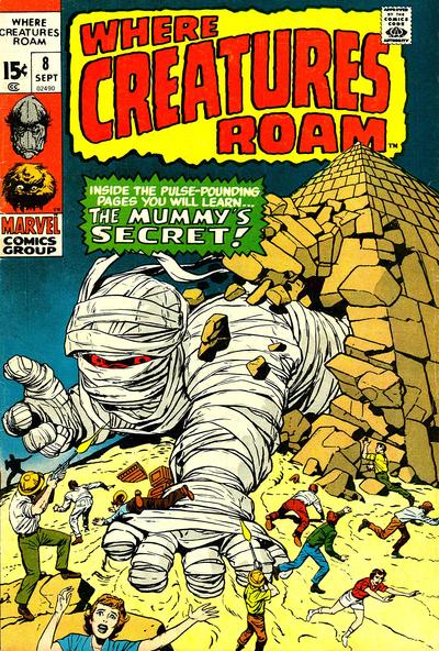 Where Creatures Roam #8 (1971) Comic Books Where Creatures Roam