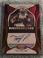 Tony Pollard [Red] #MS-TP Football Cards 2022 Panini Certified Mirror Signatures Prices