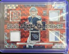 Will Levis [Red Prizm] #BBL-WLE Football Cards 2023 Panini Spectra Building Blocks Prices