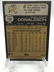 Back Of Card | Josh Donaldson Baseball Cards 2022 Topps Heritage