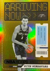 Victor Wembanyama [Holo] #26 Basketball Cards 2023 Panini Hoops Arriving Now Prices