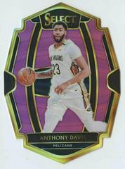 Anthony Davis [Die Cut Purple Prizm] Basketball Cards 2018 Panini Select Prices