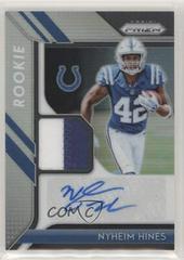 Nyheim Hines #RPA-NH Football Cards 2018 Panini Prizm Rookie Patch Autographs Prices