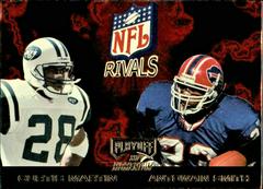 Curtis Martin / Antowain Smith Football Cards 1998 Playoff Momentum NFL Rivals Prices