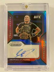 Georges St Pierre [Blue] Ufc Cards 2021 Panini Prizm UFC Sensational Signatures Prices