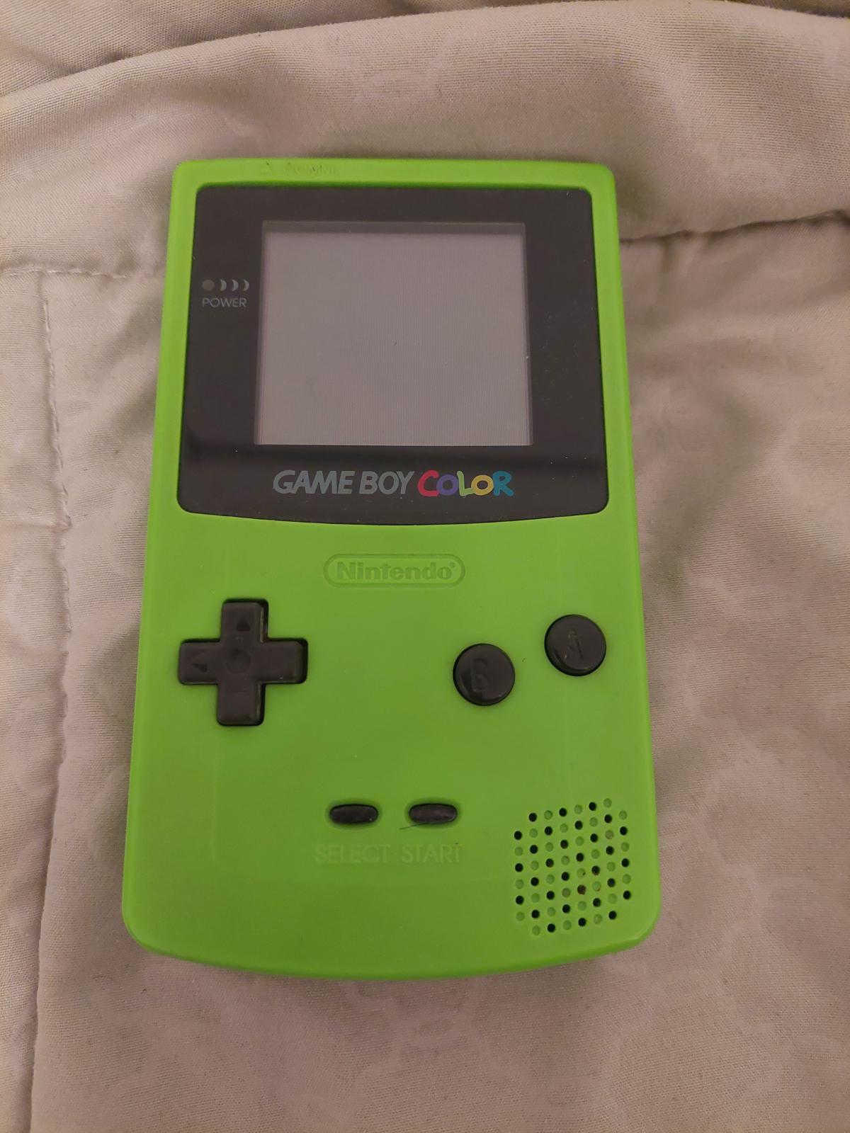 Game Boy Color Green Item Only Gameboy Color