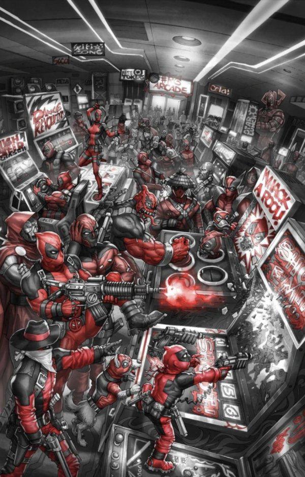 Deadpool: Black, White & Blood [Quah Virgin] #1 (2021) Comic Books Deadpool: Black, White & Blood