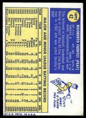 Back | Tito Fuentes Baseball Cards 1970 Topps