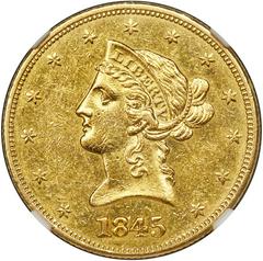 1845 Coins Liberty Head Gold Eagle Prices