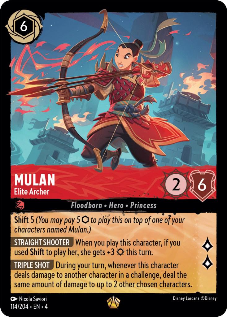 Mulan - Elite Archer [Foil] #114 Lorcana Ursula's Return