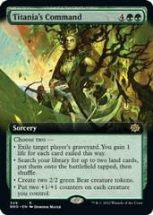 Titania's Command [Extended Art] #349 Magic Brother's War Prices