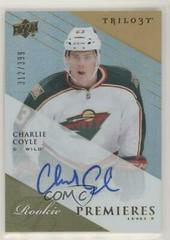 Charlie Coyle [Autograph] #129 Hockey Cards 2013 Upper Deck Trilogy Prices