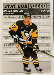 Sidney Crosby #SB-12 Hockey Cards 2023 Upper Deck Stat Box Fillers Prices