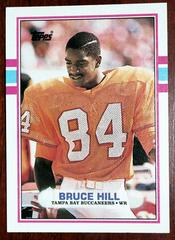 Bruce Hill Football Cards 1989 Topps Prices
