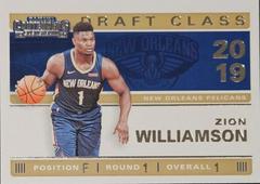 Zion Williamson Basketball Cards 2019 Panini Contenders Draft Class Prices