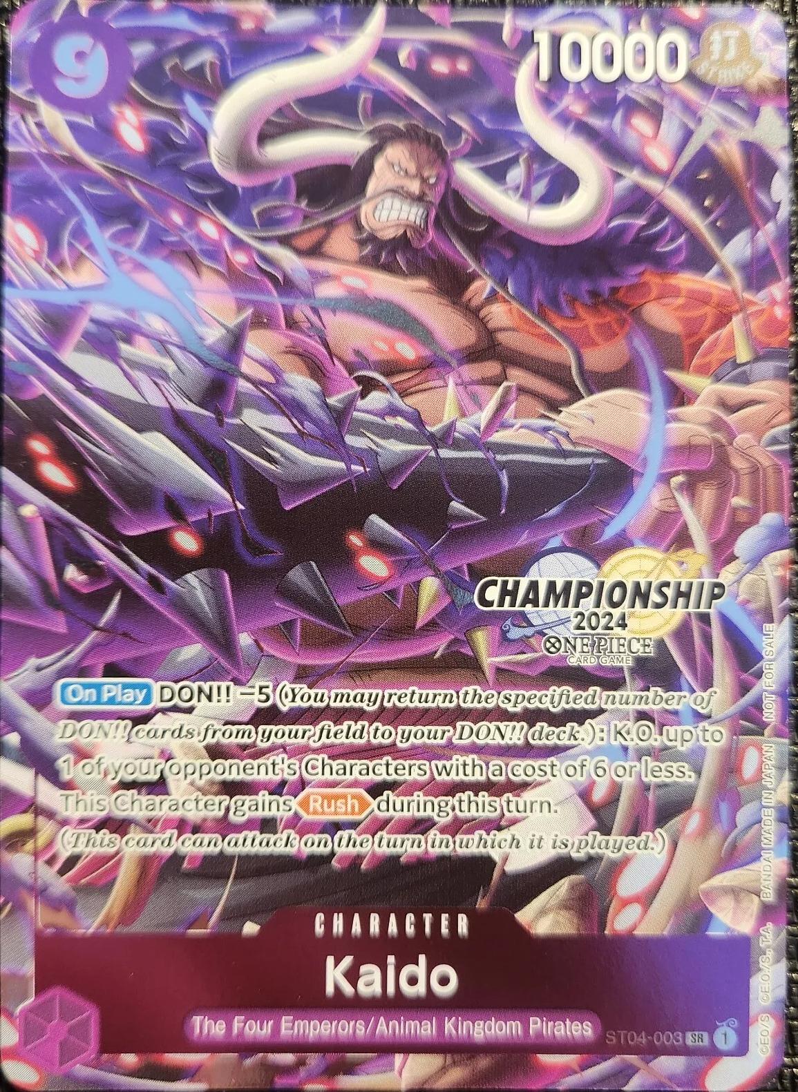 Kaido [Championship 2024] ST04-003 One Piece Starter Deck 4: Animal Kingdom Pirates