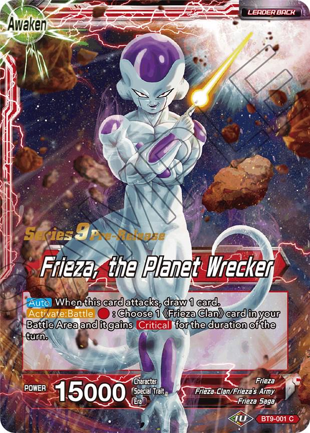 Frieza // Frieza, the Planet Wrecker BT9-001 Dragon Ball Super Universal Onslaught: Pre-Release Promos