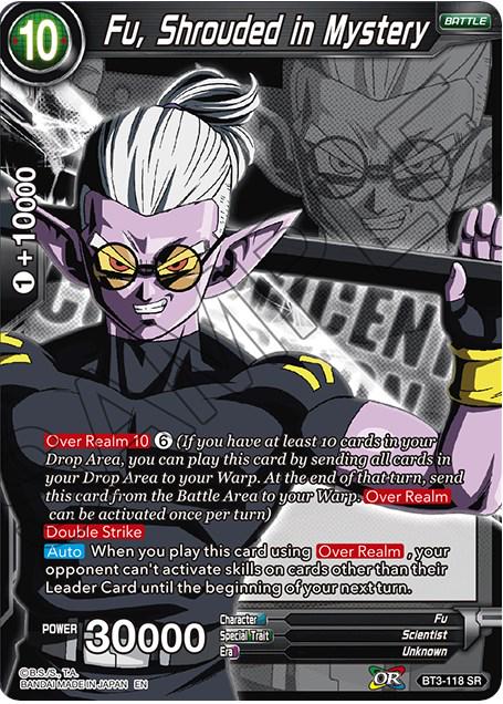 Fu, Shrouded in Mystery BT3-118 Dragon Ball Super Magnificent Collection Fusion Hero