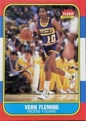 Vern Fleming Basketball Cards 1986 Fleer Prices