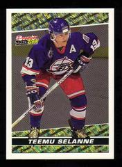 Teemu Selanne Hockey Cards 1993 Topps Premier Black Gold Prices