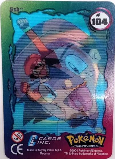 Ash [Holo 3D] #104 Prices | Pokemon 2004 Topps Advanced Challenge | Pokemon  Cards