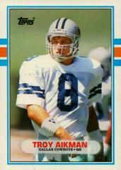 Troy Aikman Football Cards 1989 Topps Traded Prices