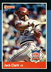 Jack Clark #33 Baseball Cards 1988 Panini Donruss All Stars Prices