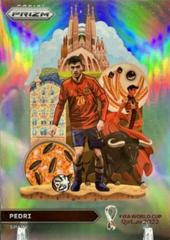 Pedri #25 Soccer Cards 2022 Panini Prizm World Cup National Landmarks Prices