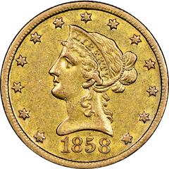 1858 S Coins Liberty Head Gold Eagle Prices