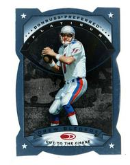 Drew Bledsoe [Cut to the Chase] Football Cards 1997 Panini Donruss Preferred Prices
