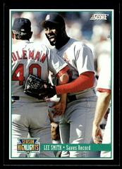 Lee Smith [Season Highlights] #627 Baseball Cards 1994 Score Prices