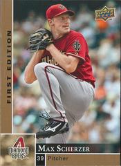 Max Scherzer #10 Baseball Cards 2009 Upper Deck First Edition Prices