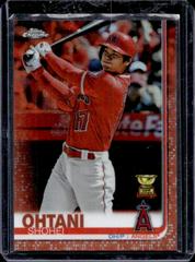 Shohei Ohtani [Batting Orange Refractor] #1 Baseball Cards 2019 Topps Chrome Prices