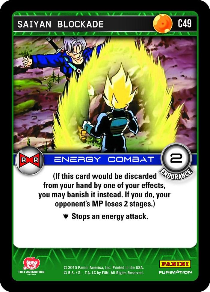 Saiyan Blockade C49 Dragon Ball Z Evolution