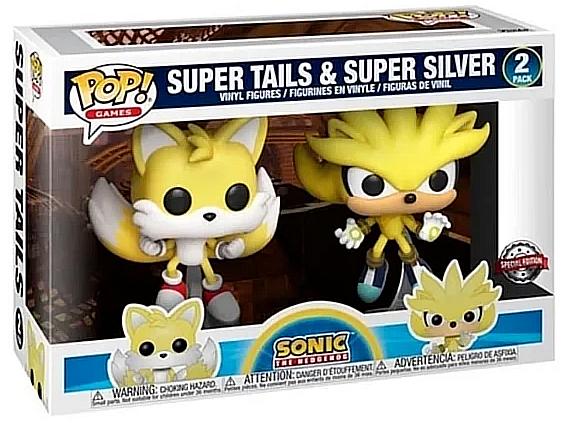 Super Tails & Super Silver 2 Pack [SE] Funko POP Games