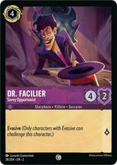 Dr. Facilier - Savvy Opportunist #38 Lorcana Rise of the Floodborn Prices