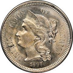 1867 [PROOF] Coins Three Cent Nickel Prices
