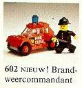 LEGO Set | Fire Chief's Car LEGO Town