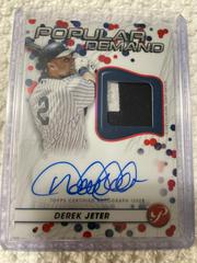 Derek Jeter [Red] #DPAR-DJ Baseball Cards 2023 Topps Pristine Popular Demand Autograph Relic Prices
