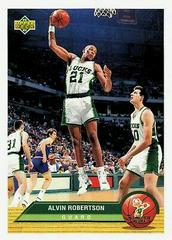 Alvin Robertson P25  | Alvin Robertson Basketball Cards 1992 Upper Deck McDonald's