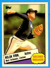 Nolan Ryan #7 Baseball Cards 1985 Topps Tiffany Prices